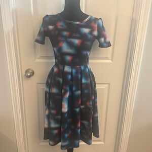 XS LulaRoe Amelia Dress